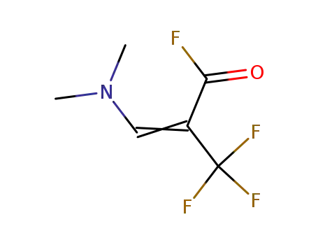 Molecular Structure of 197515-85-8 (cis,trans-3-dimethylamino-2-trifluoromethacryloyl fluoride)