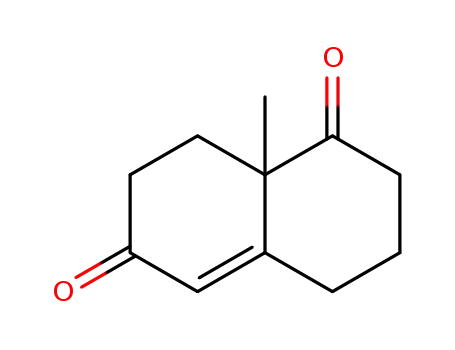 Molecular Structure of 20007-99-2 (Wieland-Miescher ketone)