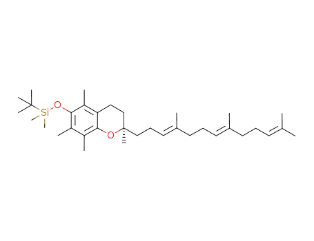 tert-butyldimethyl (((R)-2,5,7,8-tetramethyl-2-((3E,7E)-4,8,12-trimethyltrideca-3,7,11-trien-1-yl)chroman-6-yl)oxy)silane