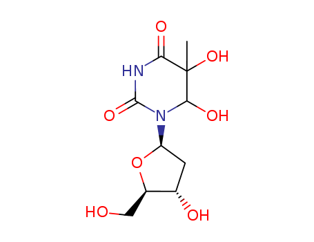 Thymidine,5,6-dihydro-5,6-dihydroxy-