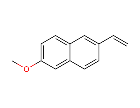 Molecular Structure of 63444-51-9 (6-Methoxy-2-vinylnaphthalene)