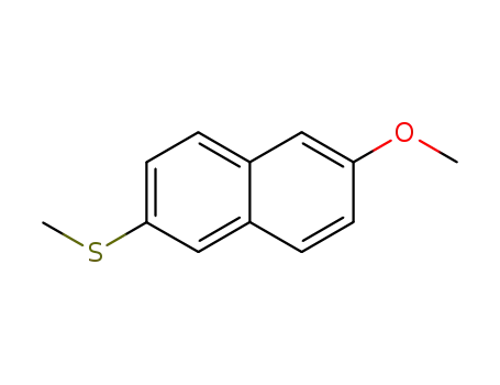 Molecular Structure of 210823-16-8 ((6-methoxynaphthalen-2-yl)(methyl)sulfane)