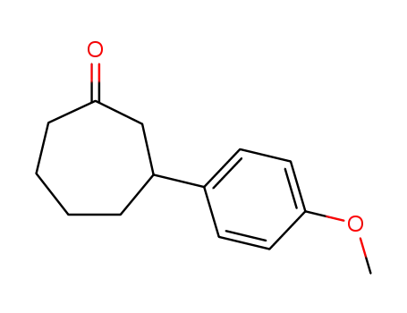 Cycloheptanone, 3-(4-methoxyphenyl)-
