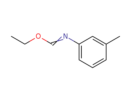 Molecular Structure of 15296-46-5 (Methanimidic acid, N-(3-methylphenyl)-, ethyl ester)