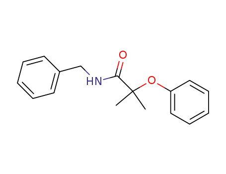 Molecular Structure of 128966-05-2 (N-Benzyl-2-methyl-2-phenoxy-propionamide)