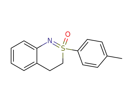 Molecular Structure of 155690-08-7 (2-p-Tolyl-3H,4H-2λ<sup>4</sup>-benzo[c][1,2]thiazine 2-oxide)