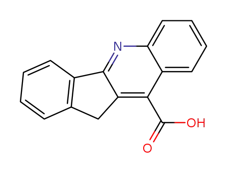 Molecular Structure of 98030-19-4 (11H-indeno[1,2-b]quinoline-10-carboxylic acid)