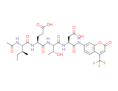 L-a-Asparagine,N-acetyl-L-isoleucyl-L-a-glutamyl-L-threonyl-N-[2-oxo-4-(trifluoromethyl)-2H-1-benzopyran-7-yl]-(9CI)
