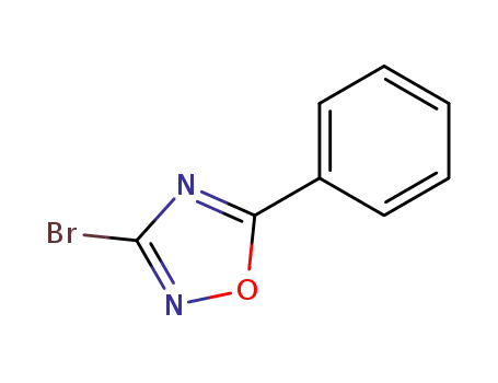 Molecular Structure of 23432-94-2 (3-BROMO-5-PHENYL-[1,2,4]OXADIAZOLE)