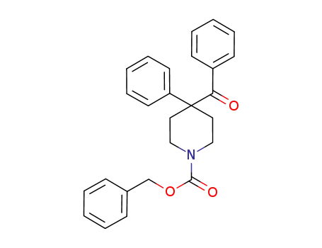4-benzoyl-4-phenyl-piperidine-1-carboxylic acid benzyl ester