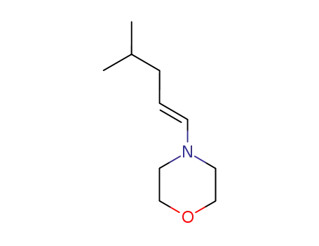 Molecular Structure of 72680-73-0 (Morpholine, 4-(4-methyl-1-pentenyl)-, (E)-)