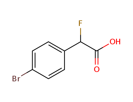 Benzeneacetic acid, 4-bromo-a-fluoro-