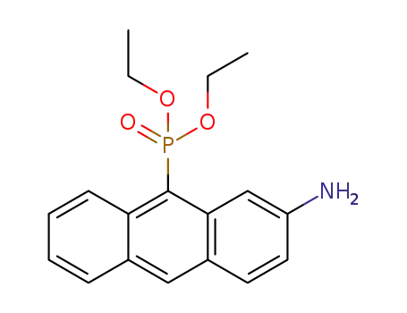 Molecular Structure of 1186505-25-8 (diethyl 2-amino-9-anthrylphosphonate)