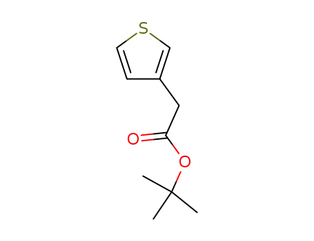 Molecular Structure of 58416-26-5 (Thiophen-3-yl-acetic acid tert-butyl ester)