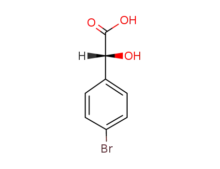 Molecular Structure of 32189-34-7 ((R)-4-BROMOMANDELIC ACID)