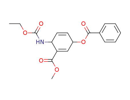 methyl 1-benzoyloxy-4-ethoxycarbonylamino-2,5-cyclohexadien-3-carboxylate