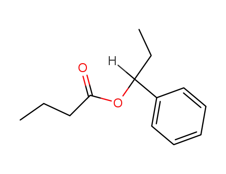 Molecular Structure of 10031-86-4 (1-phenylpropyl butyrate)