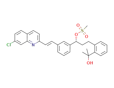 (S)-benzenepropanol α-[3-[2-(7-chloro-2-quinolinyl)ethenyl]phenyl]-2-(1-hydroxy-1-methyl ethyl)-α-methane sulfonate