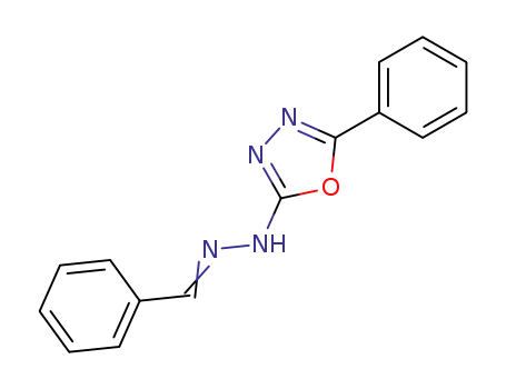 Molecular Structure of 27048-31-3 (benzaldehyde (5-phenyl-[1,3,4]oxadiazol-2-yl)-hydrazone)