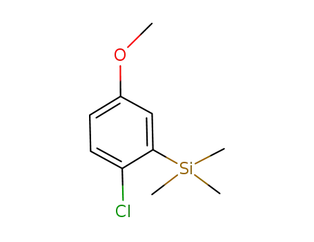 2-chloro-5-methoxyphenyltrimethylsilane