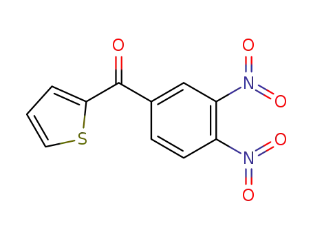 Molecular Structure of 1438897-51-8 ((3,4-dinitrophenyl)(thiophen-2-yl)methanone)