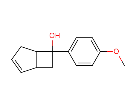 Molecular Structure of 1018955-96-8 (6-(4-methoxyphenyl)bicyclo[3.2.0]hept-2-en-6-ol)