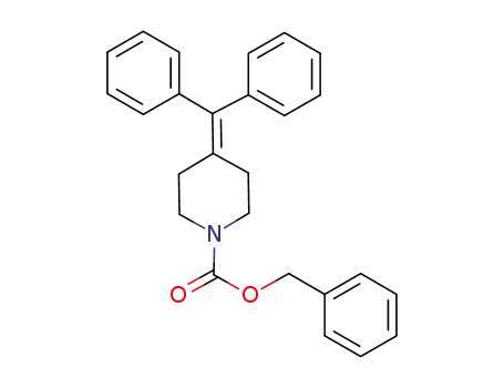 1-Piperidinecarboxylic acid, 4-(diphenylmethylene)-, phenylmethyl ester