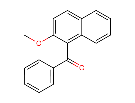 Molecular Structure of 14344-14-0 (Methanone, (2-methoxy-1-naphthalenyl)phenyl-)