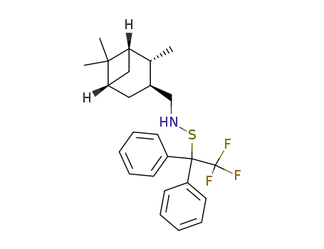 N-<<(1S,2R,3R,5S)-2,6,6-trimethylbicyclo<3.1.1>hept-3-yl>methyl>-2,2,2-trifluoro-1,1-diphenylethanesulfenamide