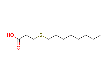 3-octylsulfanylpropanoic acid cas  6964-23-4