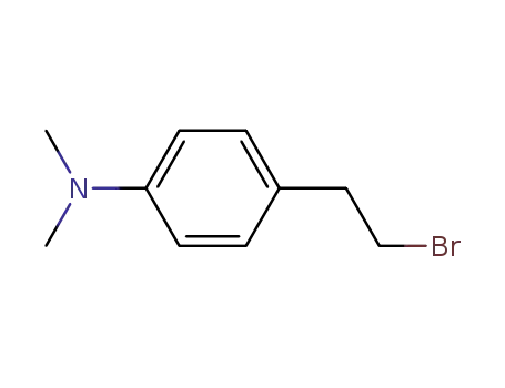 Molecular Structure of 56153-01-6 (p-(N,N-dimethylamino)phenethyl bromide)