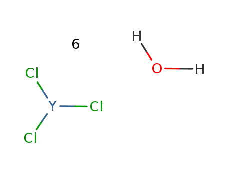 Molecular Structure of 10025-94-2 (YTTRIUM CHLORIDE HEXAHYDRATE)