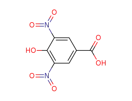 Molecular Structure of 1019-52-9 (3,5-DINITRO-4-HYDROXYBENZOIC ACID)