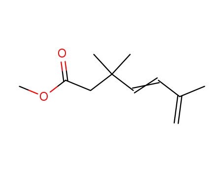 Molecular Structure of 72410-97-0 (methyl 3,3,6-trimethyl-4,6-heptadienoate)