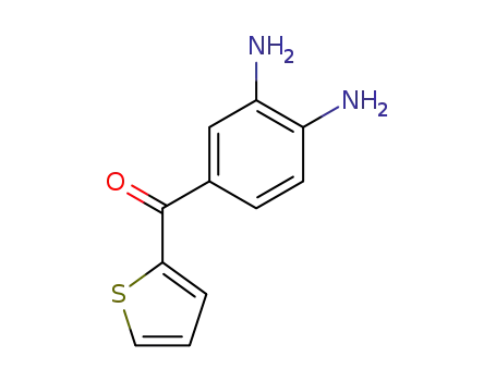Molecular Structure of 83846-78-0 ((3,4-diaminophenyl) (2-thienyl) ketone)