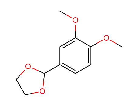 Molecular Structure of 4362-62-3 (2-(3,4-Dimethoxy-phenyl)-[1,3]dioxolane)