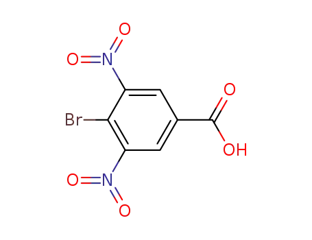 Molecular Structure of 577-52-6 (4-Bromo-3,5-dinitrobenzoic acid)