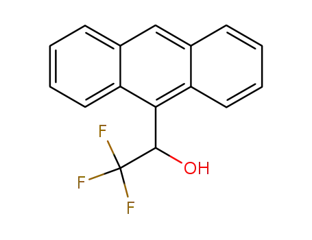 Molecular Structure of 60686-64-8 (2,2,2-TRIFLUORO-1-(9-ANTHRYL)ETHANOL)