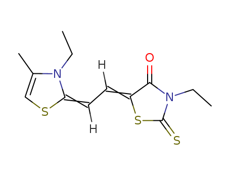 4-Thiazolidinone,3-ethyl-5-[2-(3-ethyl-4-methyl-2(3H)-thiazolylidene)ethylidene]-2-thioxo-