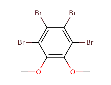 Molecular Structure of 26884-57-1 (1,2,3,4-TETRABROMO-5,6-DIMETHOXYBENZENE)
