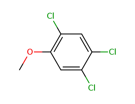 Molecular Structure of 6130-75-2 (2,4,5-TRICHLOROANISOLE)