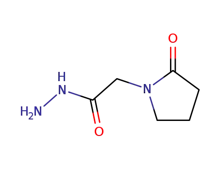 Molecular Structure of 59776-89-5 (2-(2-OXOPYRROLIDIN-1-YL)ACETOHYDRAZIDE)