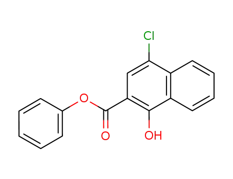 4-クロロ-1-ヒドロキシ-2-ナフトエ酸フェニル