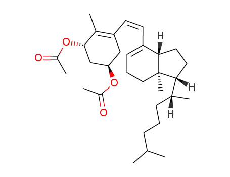 [(1S,5R)-3-[(Z)-2-[(3aR,7aR)-7a-methyl-1-[(2R)-6-methylheptan-2-yl]-1,2,3,3a,6,7-hexahydroinden-4-yl]ethenyl]-5-acetyloxy-4-methylcyclohex-3-en-1-yl] acetate
