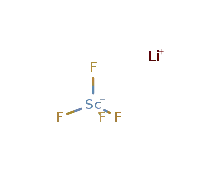 Molecular Structure of 16098-33-2 (Li<sup>(1+)</sup>*ScF<sub>4</sub><sup>(1-)</sup>=LiScF<sub>4</sub>)