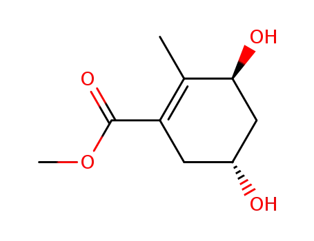 methyl (3S,5R)-3,5-dihydroxy-2-methylcyclohex-1-ene-1-carboxylate