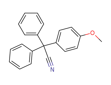 Molecular Structure of 37964-77-5 (diphenyl(4-methoxyphenyl)acetonitrile)