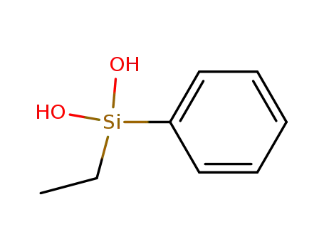 Molecular Structure of 18291-94-6 (Silanediol, ethylphenyl-)
