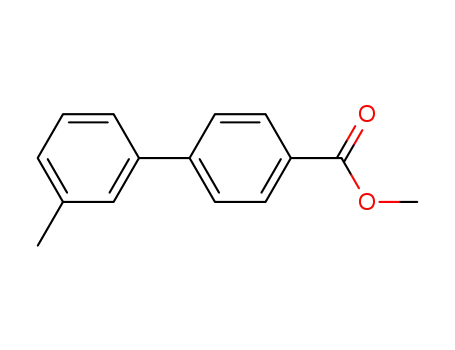 Molecular Structure of 89900-94-7 (methyl 3'-methylbiphenyl-4-carboxylate)