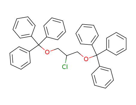 Molecular Structure of 72767-38-5 (2-chloro-1,3-bis-trityloxy-propane)